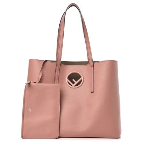 fendi macaron taupe|FENDI Vitello Vienna Enamel F is Fendi Shopping Tote Macaron .